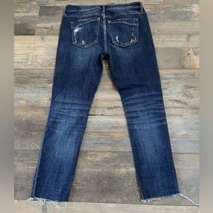 Express Size 8 S Jegging Mia Stretch Distressed Mid Rise Jeans